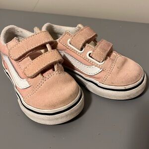 Toddler Old Skool Baby Vans in Pink!